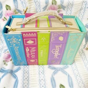 NWT Loungefly Stitch Shoppe Princess Books Vol 2 Bag No Offers